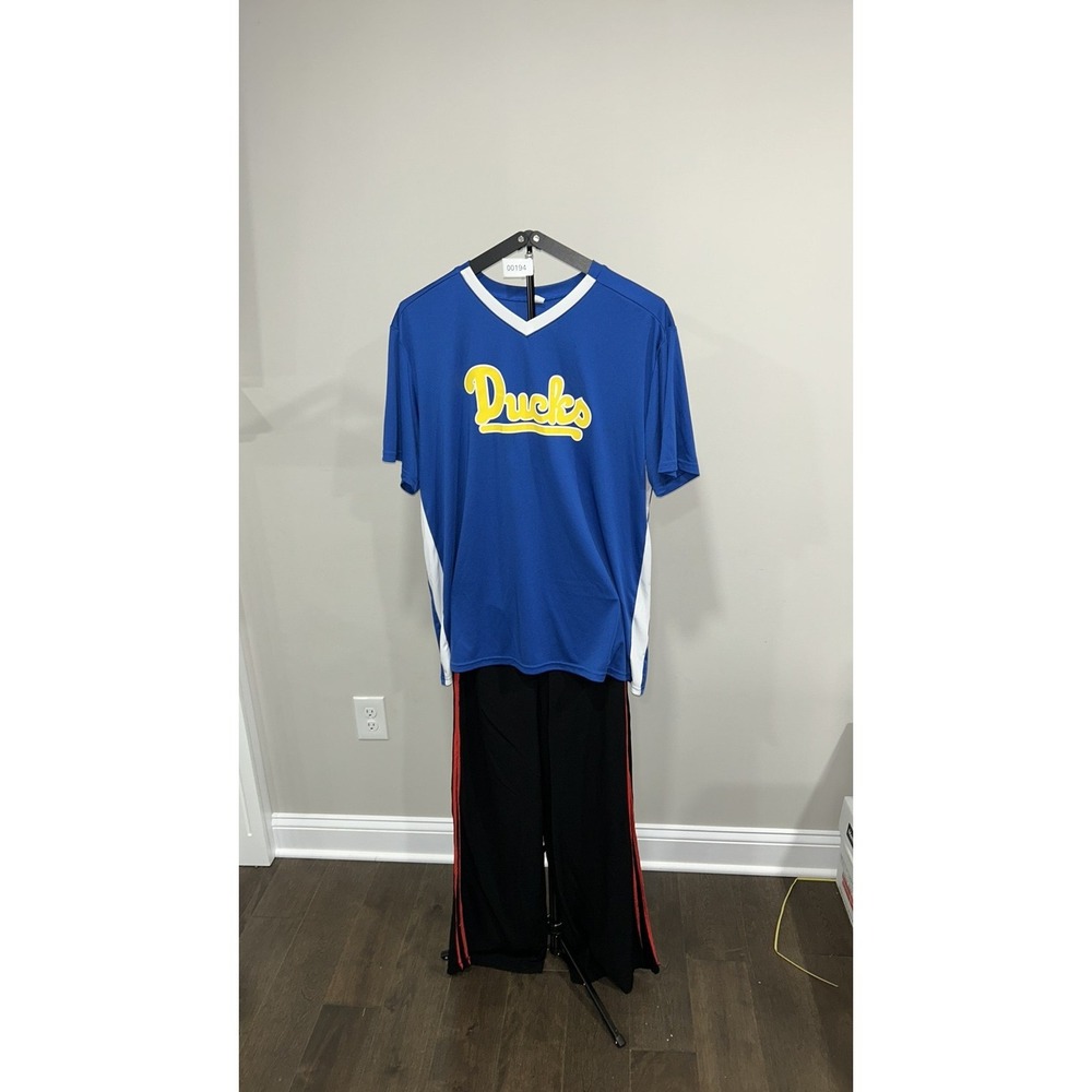 Sport-Tek Ducks Team Athletic Jersey and Track Pants Set XL Blue Black